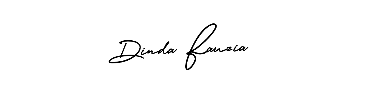 This is the best signature style for the Dinda Fauzia name. Also you like these signature font (AmerikaSignatureDemo-Regular). Mix name signature. Dinda Fauzia signature style 3 images and pictures png