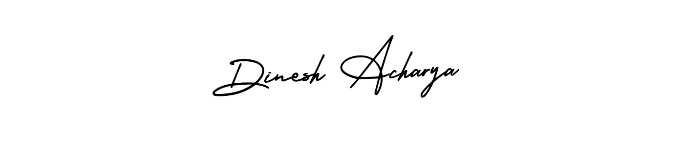 Best and Professional Signature Style for Dinesh Acharya. AmerikaSignatureDemo-Regular Best Signature Style Collection. Dinesh Acharya signature style 3 images and pictures png