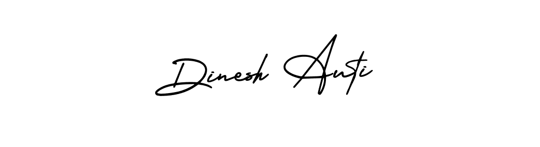 Make a beautiful signature design for name Dinesh Auti. With this signature (AmerikaSignatureDemo-Regular) style, you can create a handwritten signature for free. Dinesh Auti signature style 3 images and pictures png