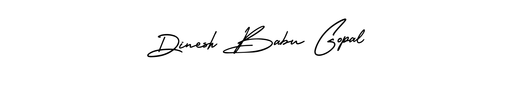 Design your own signature with our free online signature maker. With this signature software, you can create a handwritten (AmerikaSignatureDemo-Regular) signature for name Dinesh Babu Gopal. Dinesh Babu Gopal signature style 3 images and pictures png