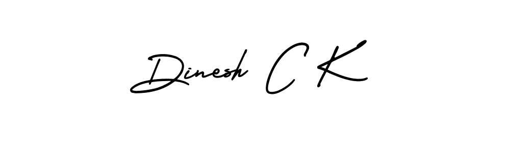 Make a beautiful signature design for name Dinesh C K. Use this online signature maker to create a handwritten signature for free. Dinesh C K signature style 3 images and pictures png