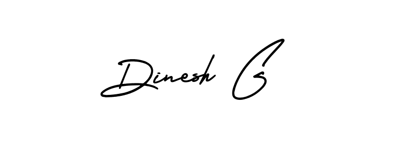 AmerikaSignatureDemo-Regular is a professional signature style that is perfect for those who want to add a touch of class to their signature. It is also a great choice for those who want to make their signature more unique. Get Dinesh G name to fancy signature for free. Dinesh G signature style 3 images and pictures png