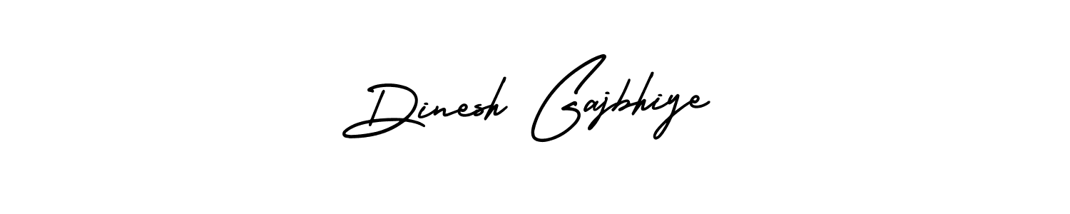 Dinesh Gajbhiye stylish signature style. Best Handwritten Sign (AmerikaSignatureDemo-Regular) for my name. Handwritten Signature Collection Ideas for my name Dinesh Gajbhiye. Dinesh Gajbhiye signature style 3 images and pictures png