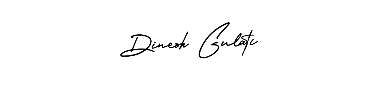 This is the best signature style for the Dinesh Gulati name. Also you like these signature font (AmerikaSignatureDemo-Regular). Mix name signature. Dinesh Gulati signature style 3 images and pictures png