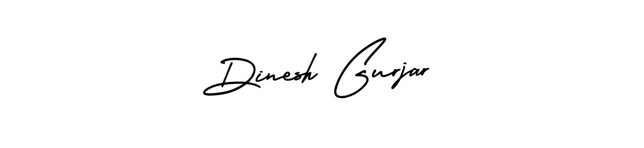 This is the best signature style for the Dinesh Gurjar name. Also you like these signature font (AmerikaSignatureDemo-Regular). Mix name signature. Dinesh Gurjar signature style 3 images and pictures png