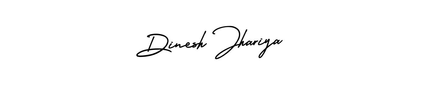 AmerikaSignatureDemo-Regular is a professional signature style that is perfect for those who want to add a touch of class to their signature. It is also a great choice for those who want to make their signature more unique. Get Dinesh Jhariya name to fancy signature for free. Dinesh Jhariya signature style 3 images and pictures png