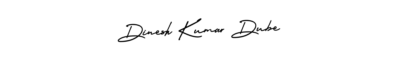 Make a beautiful signature design for name Dinesh Kumar Dube. With this signature (AmerikaSignatureDemo-Regular) style, you can create a handwritten signature for free. Dinesh Kumar Dube signature style 3 images and pictures png