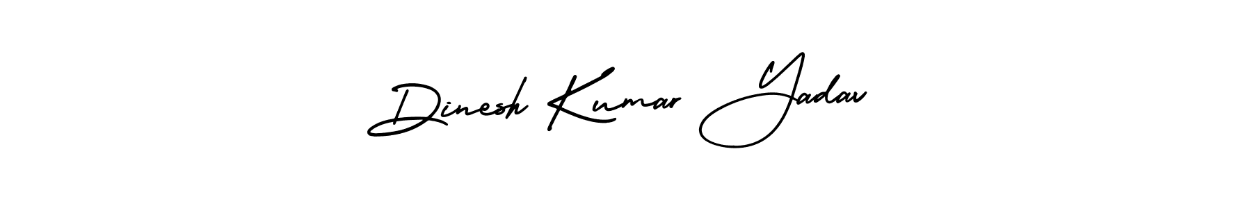 Design your own signature with our free online signature maker. With this signature software, you can create a handwritten (AmerikaSignatureDemo-Regular) signature for name Dinesh Kumar Yadav. Dinesh Kumar Yadav signature style 3 images and pictures png