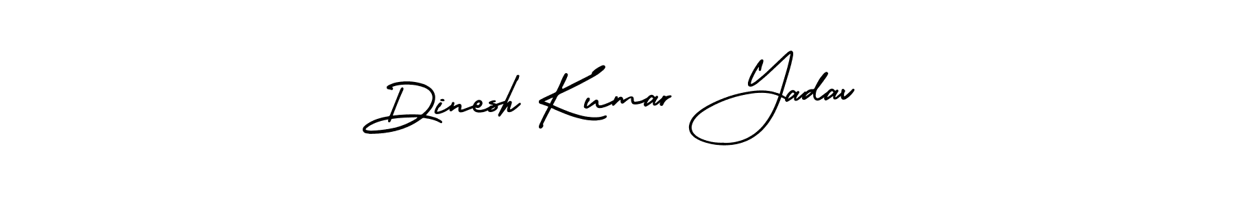 Design your own signature with our free online signature maker. With this signature software, you can create a handwritten (AmerikaSignatureDemo-Regular) signature for name Dinesh Kumar Yadav. Dinesh Kumar Yadav signature style 3 images and pictures png