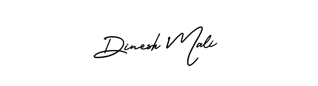 You should practise on your own different ways (AmerikaSignatureDemo-Regular) to write your name (Dinesh Mali) in signature. don't let someone else do it for you. Dinesh Mali signature style 3 images and pictures png