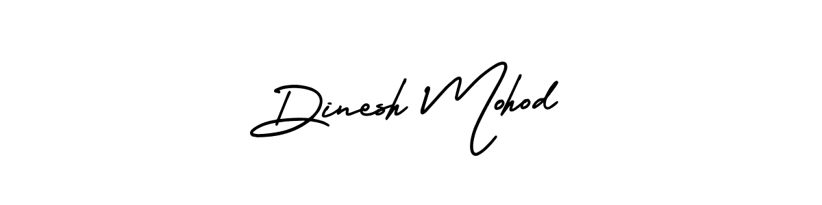 Make a beautiful signature design for name Dinesh Mohod. With this signature (AmerikaSignatureDemo-Regular) style, you can create a handwritten signature for free. Dinesh Mohod signature style 3 images and pictures png