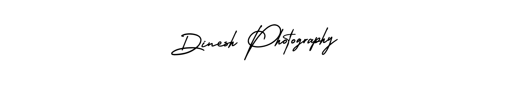 The best way (AmerikaSignatureDemo-Regular) to make a short signature is to pick only two or three words in your name. The name Dinesh Photography include a total of six letters. For converting this name. Dinesh Photography signature style 3 images and pictures png