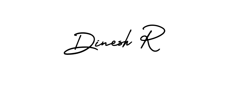 Best and Professional Signature Style for Dinesh R. AmerikaSignatureDemo-Regular Best Signature Style Collection. Dinesh R signature style 3 images and pictures png