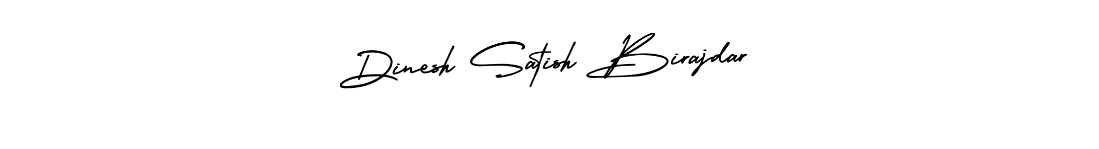 How to make Dinesh Satish Birajdar signature? AmerikaSignatureDemo-Regular is a professional autograph style. Create handwritten signature for Dinesh Satish Birajdar name. Dinesh Satish Birajdar signature style 3 images and pictures png