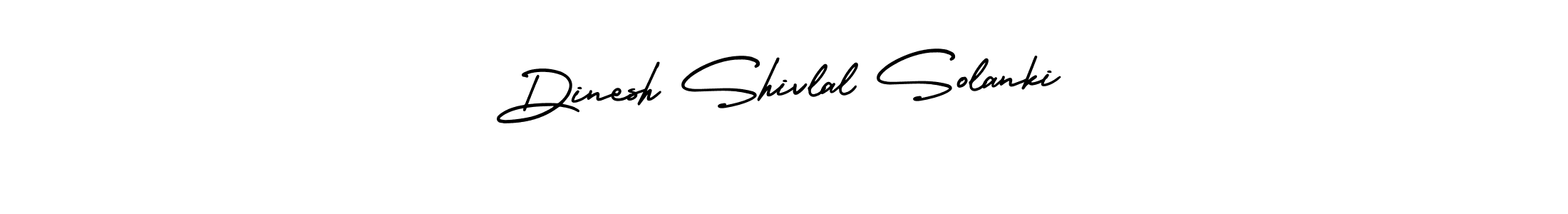 How to make Dinesh Shivlal Solanki name signature. Use AmerikaSignatureDemo-Regular style for creating short signs online. This is the latest handwritten sign. Dinesh Shivlal Solanki signature style 3 images and pictures png