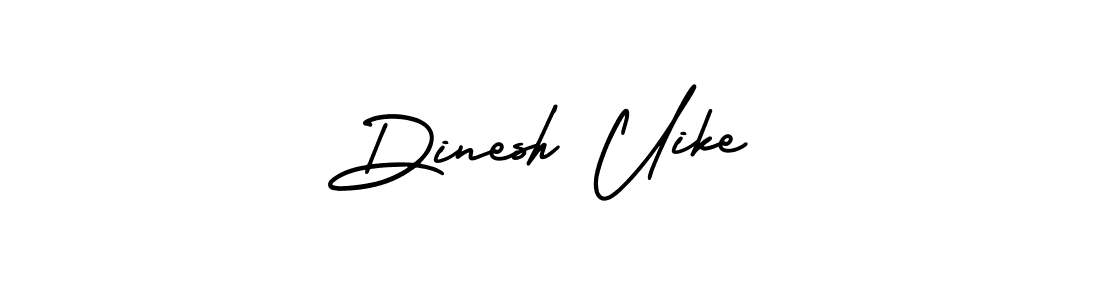 Use a signature maker to create a handwritten signature online. With this signature software, you can design (AmerikaSignatureDemo-Regular) your own signature for name Dinesh Uike. Dinesh Uike signature style 3 images and pictures png