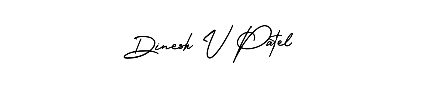 Also You can easily find your signature by using the search form. We will create Dinesh V Patel name handwritten signature images for you free of cost using AmerikaSignatureDemo-Regular sign style. Dinesh V Patel signature style 3 images and pictures png