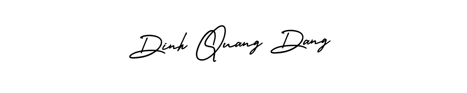 Similarly AmerikaSignatureDemo-Regular is the best handwritten signature design. Signature creator online .You can use it as an online autograph creator for name Dinh Quang Dang. Dinh Quang Dang signature style 3 images and pictures png