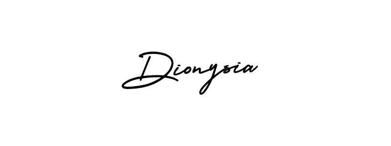 How to make Dionysia signature? AmerikaSignatureDemo-Regular is a professional autograph style. Create handwritten signature for Dionysia name. Dionysia signature style 3 images and pictures png