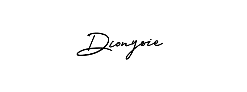 Dionysie stylish signature style. Best Handwritten Sign (AmerikaSignatureDemo-Regular) for my name. Handwritten Signature Collection Ideas for my name Dionysie. Dionysie signature style 3 images and pictures png