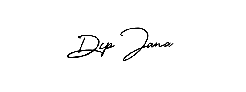 This is the best signature style for the Dip Jana name. Also you like these signature font (AmerikaSignatureDemo-Regular). Mix name signature. Dip Jana signature style 3 images and pictures png