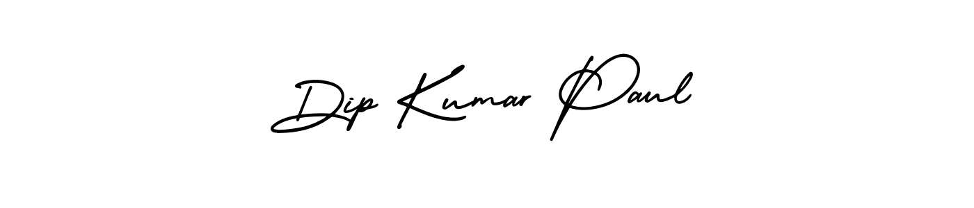 Use a signature maker to create a handwritten signature online. With this signature software, you can design (AmerikaSignatureDemo-Regular) your own signature for name Dip Kumar Paul. Dip Kumar Paul signature style 3 images and pictures png
