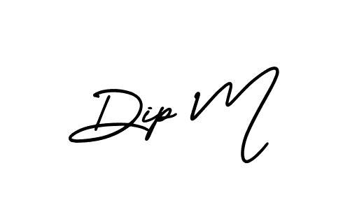 This is the best signature style for the Dip M name. Also you like these signature font (AmerikaSignatureDemo-Regular). Mix name signature. Dip M signature style 3 images and pictures png