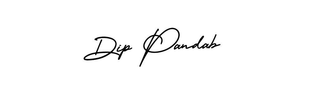 Design your own signature with our free online signature maker. With this signature software, you can create a handwritten (AmerikaSignatureDemo-Regular) signature for name Dip Pandab. Dip Pandab signature style 3 images and pictures png