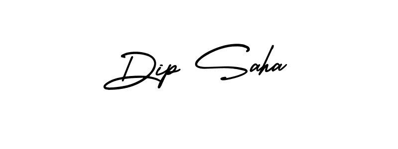 How to make Dip Saha signature? AmerikaSignatureDemo-Regular is a professional autograph style. Create handwritten signature for Dip Saha name. Dip Saha signature style 3 images and pictures png