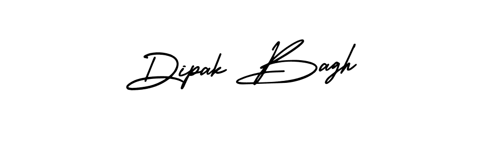 The best way (AmerikaSignatureDemo-Regular) to make a short signature is to pick only two or three words in your name. The name Dipak Bagh include a total of six letters. For converting this name. Dipak Bagh signature style 3 images and pictures png