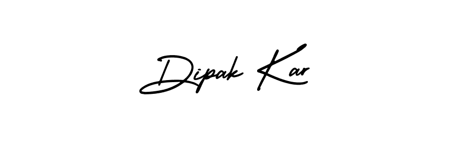 It looks lik you need a new signature style for name Dipak Kar. Design unique handwritten (AmerikaSignatureDemo-Regular) signature with our free signature maker in just a few clicks. Dipak Kar signature style 3 images and pictures png