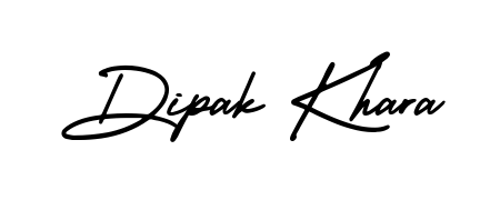 Master the art of signing with Dipak Khara written in fluent AmerikaSignatureDemo-Regular script. A great template to practice and refine your handwriting. Dipak Khara signature style 3 images and pictures png