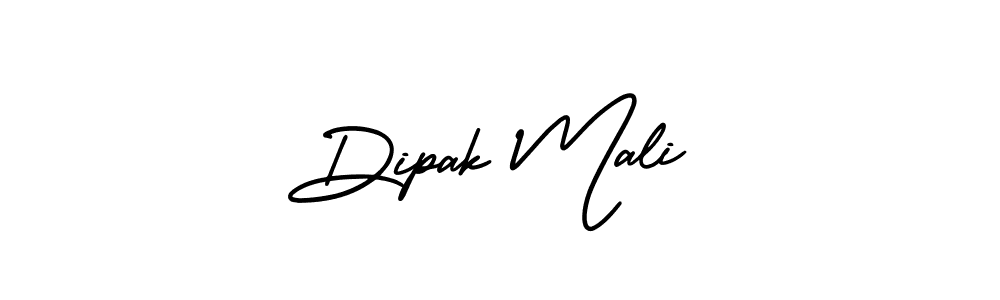 It looks lik you need a new signature style for name Dipak Mali. Design unique handwritten (AmerikaSignatureDemo-Regular) signature with our free signature maker in just a few clicks. Dipak Mali signature style 3 images and pictures png