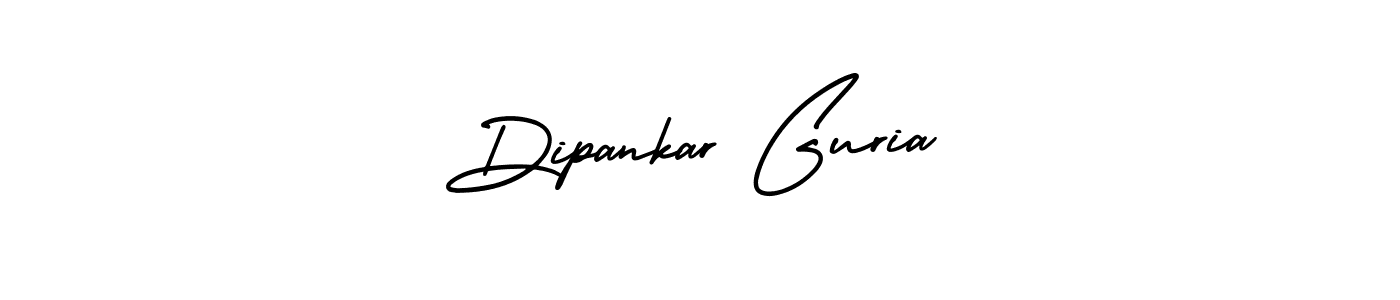 You should practise on your own different ways (AmerikaSignatureDemo-Regular) to write your name (Dipankar Guria) in signature. don't let someone else do it for you. Dipankar Guria signature style 3 images and pictures png