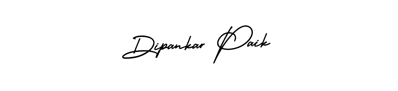 The best way (AmerikaSignatureDemo-Regular) to make a short signature is to pick only two or three words in your name. The name Dipankar Paik include a total of six letters. For converting this name. Dipankar Paik signature style 3 images and pictures png