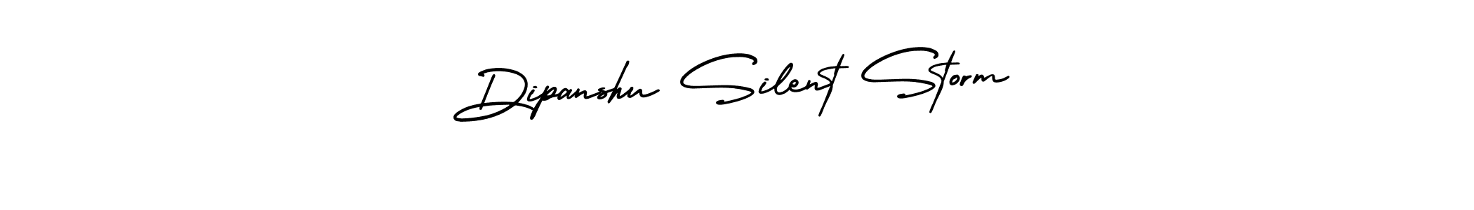 You should practise on your own different ways (AmerikaSignatureDemo-Regular) to write your name (Dipanshu Silent Storm) in signature. don't let someone else do it for you. Dipanshu Silent Storm signature style 3 images and pictures png