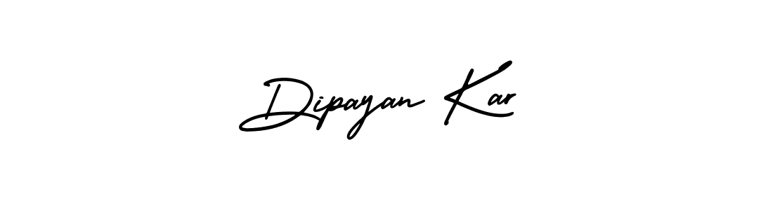 You should practise on your own different ways (AmerikaSignatureDemo-Regular) to write your name (Dipayan Kar) in signature. don't let someone else do it for you. Dipayan Kar signature style 3 images and pictures png