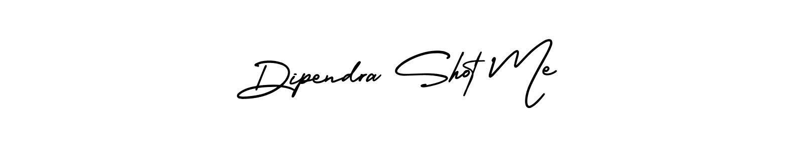 It looks lik you need a new signature style for name Dipendra Shot Me. Design unique handwritten (AmerikaSignatureDemo-Regular) signature with our free signature maker in just a few clicks. Dipendra Shot Me signature style 3 images and pictures png