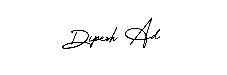 How to Draw Dipesh Ad signature style? AmerikaSignatureDemo-Regular is a latest design signature styles for name Dipesh Ad. Dipesh Ad signature style 3 images and pictures png