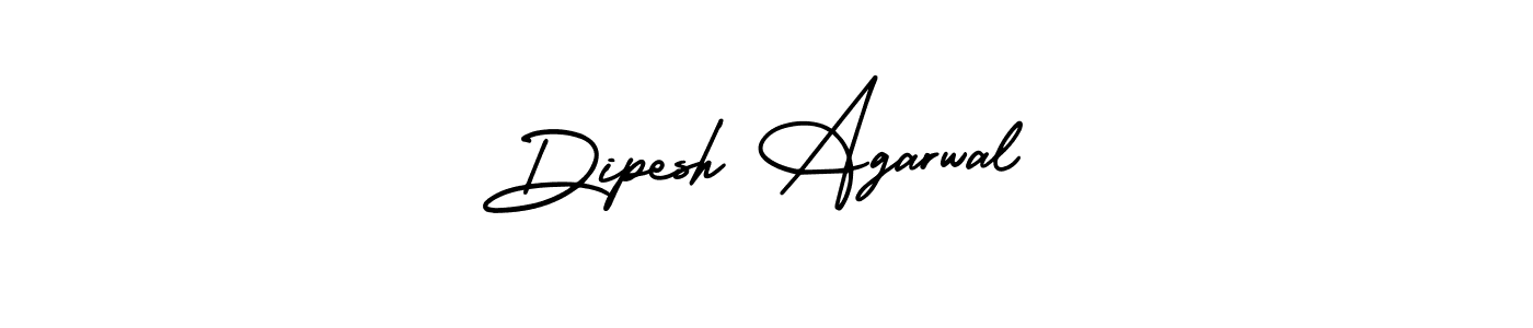 This is the best signature style for the Dipesh Agarwal name. Also you like these signature font (AmerikaSignatureDemo-Regular). Mix name signature. Dipesh Agarwal signature style 3 images and pictures png