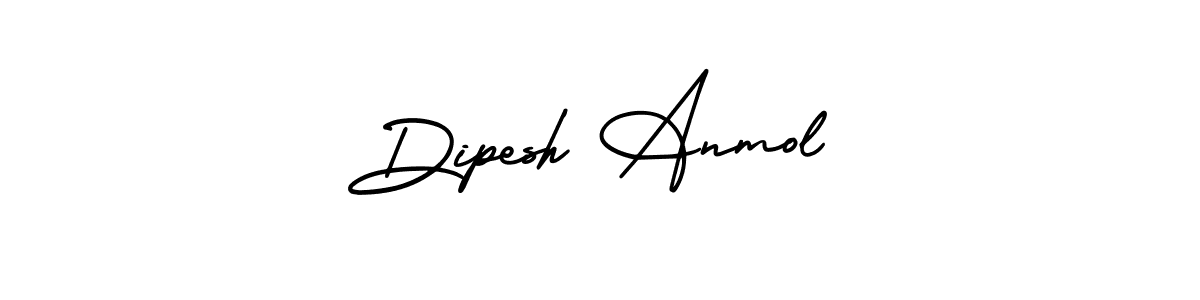 Make a short Dipesh Anmol signature style. Manage your documents anywhere anytime using AmerikaSignatureDemo-Regular. Create and add eSignatures, submit forms, share and send files easily. Dipesh Anmol signature style 3 images and pictures png