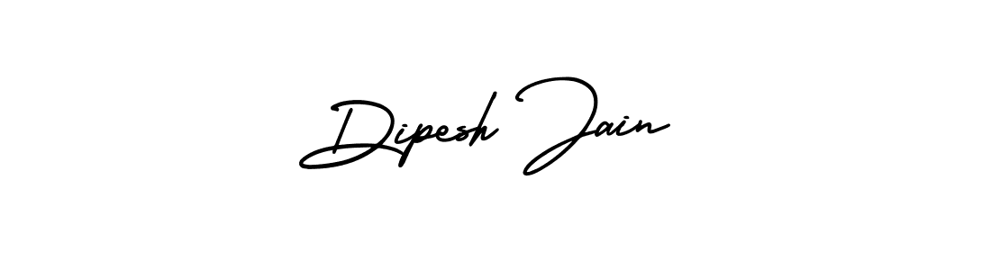 Dipesh Jain stylish signature style. Best Handwritten Sign (AmerikaSignatureDemo-Regular) for my name. Handwritten Signature Collection Ideas for my name Dipesh Jain. Dipesh Jain signature style 3 images and pictures png