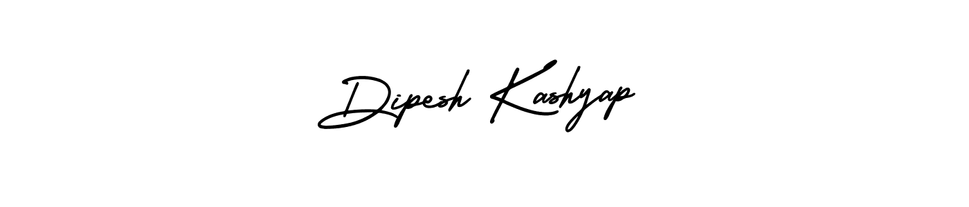 How to make Dipesh Kashyap name signature. Use AmerikaSignatureDemo-Regular style for creating short signs online. This is the latest handwritten sign. Dipesh Kashyap signature style 3 images and pictures png