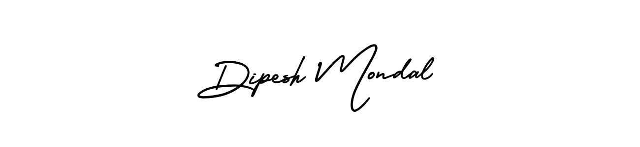 It looks lik you need a new signature style for name Dipesh Mondal. Design unique handwritten (AmerikaSignatureDemo-Regular) signature with our free signature maker in just a few clicks. Dipesh Mondal signature style 3 images and pictures png