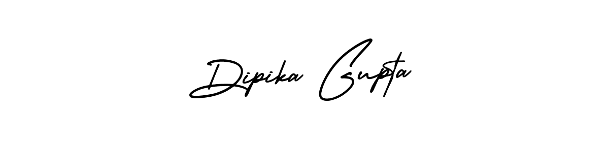 How to make Dipika Gupta name signature. Use AmerikaSignatureDemo-Regular style for creating short signs online. This is the latest handwritten sign. Dipika Gupta signature style 3 images and pictures png