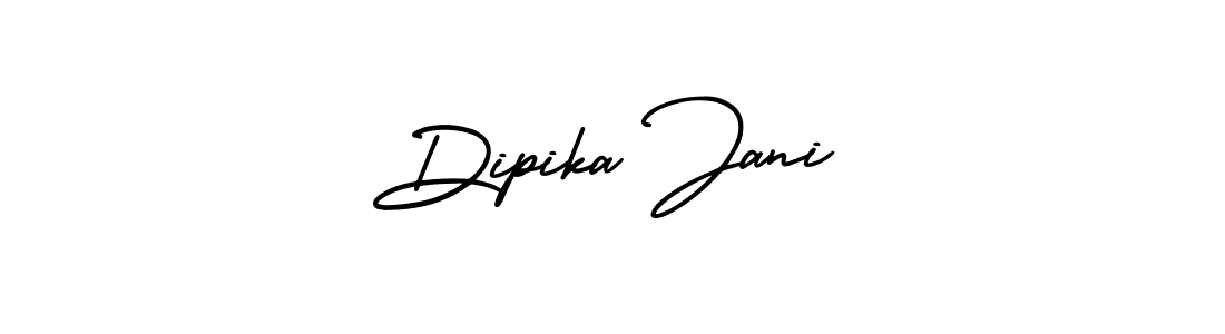 Also You can easily find your signature by using the search form. We will create Dipika Jani name handwritten signature images for you free of cost using AmerikaSignatureDemo-Regular sign style. Dipika Jani signature style 3 images and pictures png