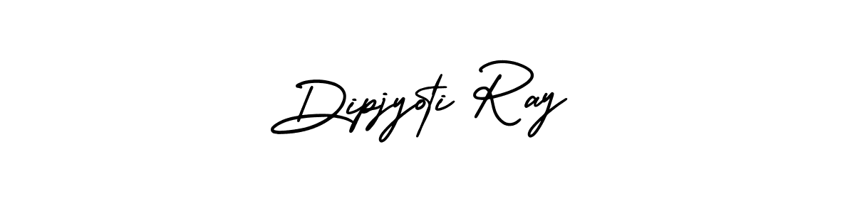 Dipjyoti Ray stylish signature style. Best Handwritten Sign (AmerikaSignatureDemo-Regular) for my name. Handwritten Signature Collection Ideas for my name Dipjyoti Ray. Dipjyoti Ray signature style 3 images and pictures png