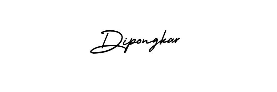 Make a beautiful signature design for name Dipongkar. With this signature (AmerikaSignatureDemo-Regular) style, you can create a handwritten signature for free. Dipongkar signature style 3 images and pictures png