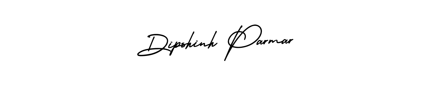 Make a beautiful signature design for name Dipshinh Parmar. With this signature (AmerikaSignatureDemo-Regular) style, you can create a handwritten signature for free. Dipshinh Parmar signature style 3 images and pictures png
