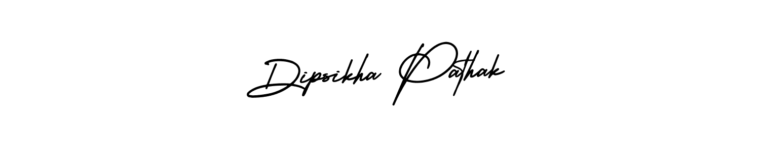 Design your own signature with our free online signature maker. With this signature software, you can create a handwritten (AmerikaSignatureDemo-Regular) signature for name Dipsikha Pathak. Dipsikha Pathak signature style 3 images and pictures png